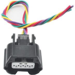 Mass Air Flow Sensor Female Connector Plug Pigtail Harness Compatible with Nissan Infiniti