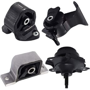 ENA Engine Motor Transmission Mount Set of 4 Compatible with Honda 2002 2003 2004 2005 2006 CR-V 2.4L Replacement for A4504 A4506 A6596 A6597