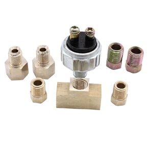 Universal Hydraulic Brake Light Switch Kit in Line Fit 3/16 or 1/4 Inch Line