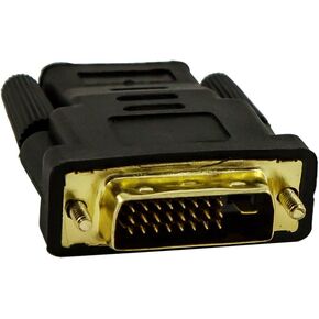 Gold-Plated DVI-D Dual Link Male to HDMI to Female Adapter - 4K Resolution Ready