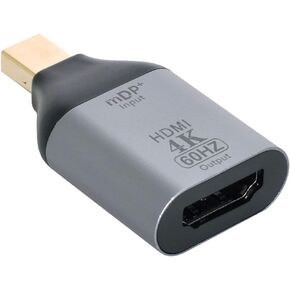 Cablecc DisplayPort DP Source to HDMI Sink Displays 4K@60hz Ultra HD Converter Adapter for Laptop HDTV