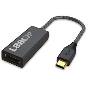 LINKUP - USB-C to HDMI 2.0 Adapter - 4K 60hz Dongle Connector Compatible with Thunderbolt 3 MacBook Pro 2018 iPad Pro Surface Book 2 S9 / S8 Dell XPS 13/15 Pixelbook