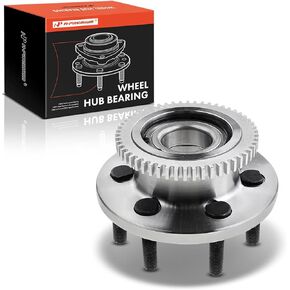 A-Premium Front Wheel Bearing and Hub Assembly with 6-Lug Compatible with Dodge Dakota 1997-2004, Durango 1999-2003, RWD & 2-Wheel ABS Only