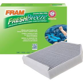 FRAM Fresh Breeze Cabin Air Filter with Arm & Hammer Baking Soda, CF11436 for Audi Vehicles