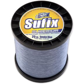Sufix Superior 2Kg Spool Size Fishing Line (Smoke Blue, 80-Pound)