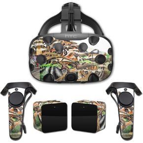 MightySkins Skin Compatible with HTC Vive Full Coverage - Tiger Eyes | Protective, Durable, and Unique Vinyl Decal wrap Cover | Easy to Apply, Remove, and Change Styles | Made in The USA