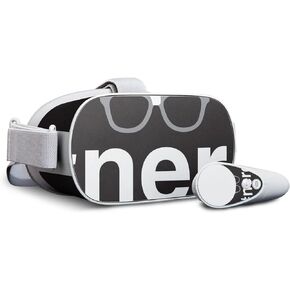MightySkins Skin Compatible with Oculus Go Mobile VR - Nerd | Protective, Durable, and Unique Vinyl Decal wrap Cover | Easy to Apply, Remove, and Change Styles | Made in The USA