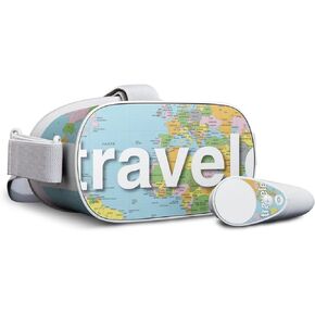 MightySkins Skin Compatible with Oculus Go Mobile VR - Traveler | Protective, Durable, and Unique Vinyl Decal wrap Cover | Easy to Apply, Remove, and Change Styles | Made in The USA