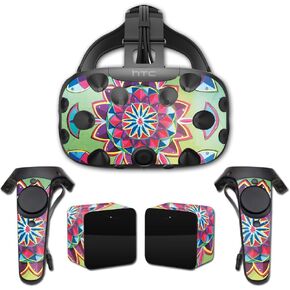 MightySkins Skin Compatible with HTC Vive Full Coverage - Fish Mandala | Protective, Durable, and Unique Vinyl Decal wrap Cover | Easy to Apply, Remove, and Change Styles | Made in The USA