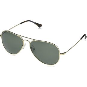 Columbia Norwester Aviator Polarized Sunglasses, Gold/Green Polarized, 59 mm