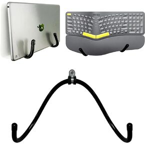 Laptop Wall Mount Holder, Universal Adjustable Storage Organizer for Laptops, MacBook, Keyboard, Tablets, Mouse,iPad & More for Office and Home Great for Freeing up Desk Space.