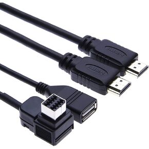 CD-IH202 Cable for iPhone Pioneer AppRadio 3 (SPH-DA210 and SPH-DA110)/ AppRadio 2 (SPH-DA100)/ AVIC-Z150BH/ AVIC-X950BH/ AVH-X8500BHS/ AVIC-8000NEX/ AVIC-7000NEX/ AVIC-6000NEX/ AVH-4000NEX HDMI