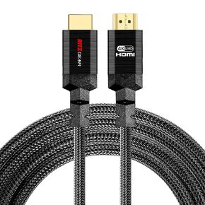 Ritz Gear 4K HDMI 2.0 Cable 4 ft. 18 Gbps Ultra High Speed Braided Nylon Cord & Gold Connectors - 4K@60Hz/UHD/3D/2160p/1080p/ARC & Ethernet. Compatible with UHD TV/Monitor/PC/PS5/Xbox