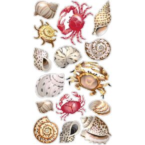 Sticko Sticker Themed-Shells and Crabs SPCLS311, Other