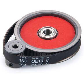 Que-T RC Car Belt Drive Transmission Gears System for 1:10 Axial SCX10 90046 Upgrade Parts (for 3.17mm Motor Gear)