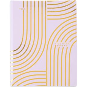 Five Star Composition Book, College Ruled Paper, 9-3/4" x 7-1/2", 150 Sheets, Hardbound, Lilac Arches (850111F-AMZ)