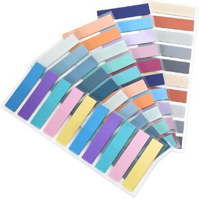 1000 Pcs Sticky Tabs for Annotating Books,Multicolored Annotation Tabs for Books or Tabs for Notebooks,Writable and Translucent Book Tabs Strip