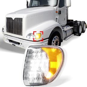 LED Turn Signal Lights for International 9200, Side Marker Light Pair for International Models 9200 9200i 9400 9400i 5900 5900i (Left and Driver Side)