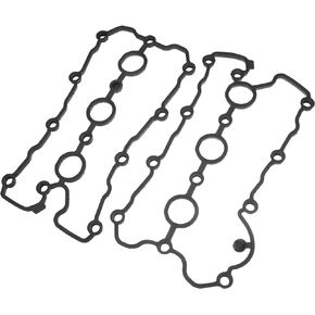 uxcell Engine Valve Cover Gaskets No.06E103483G/06E103484G for Audi A6 Quattro 2005-2008 Black