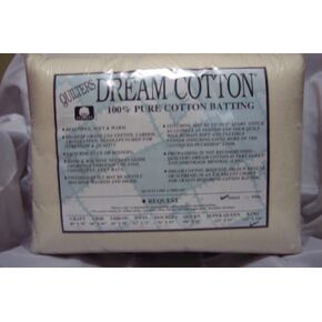 Quilter's Dream Cotton Batting-Natural Request Thin Loft-King