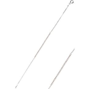 925 Sterling Silver Bracelet for Women Bangle | Cubic Zirconia Stone Dainty Chain Jewelry | Womens Girls Teens Gift Set for Your Love