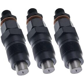 3 Pieces Fuel Injector 131406360 SBA131406360 Compatible with New Holland 1320 1520 1530 1620 1715 1720 1725 1920 1925 Tractor