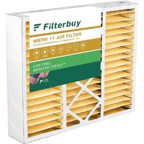 Filterbuy 20x25x5 Air Filter MERV 11 Allergen Defense (1-Pack), Pleated HVAC AC Furnace Air Filters for Honeywell FC100A1037, Lennox X6673, Carrier, and More (Actual Size: 19.88 x 24.75 x 4.38 Inches)