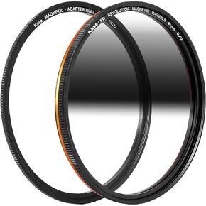 Kase Wolverine Revolution Magnetic 95mm Reverse Grad ND8 3 Stop Shockproof Tempered Optical Glass Sunset Filter & Adapter