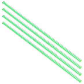 uxcell Acrylic Round Rod,1/4 Diameter 10 Inch Length,Straight Green Line,Solid Plastic PMMA Bar Stick 4pcs