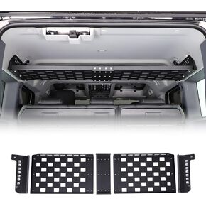 Rear Trunk Cargo Rack Compatible with INEOS Grenadier 2020-2024, Aluminum Alloy Heavy Duty Rear Roof Cargo Basket Tray Trunk Luggage Rack Cargo Carrier Shelf