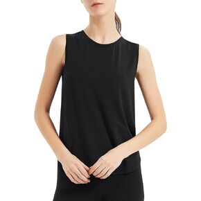 قمصان علوية للتمرين للسيدات خفيفة الوزن بدون أكمام وفضفاضة مناسبة لليوجا، قمصان رياضية للتمارين الرياضية للنساء in Kuwait