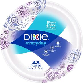 Dixie 48pk 8 1/2 in plates (pack of 2)