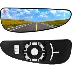 Left Side Extension Long Arm Mirror Heated Upper Convex Glass with Holder for Ram ProMaster 1500 2500 3500 for 2010-2023, Driver Side View Mirror
