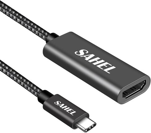 محول USB-C إلى HDMI 4K@60 هرتز R، محول Thunderbolt 3/4 إلى HDMI، محول HDMI إلى USB-C، متوافق مع MacBook Pro/Air 2022، iPad Pro، Surface Laptop 4/3، Dell XPS، Galaxy in Kuwait