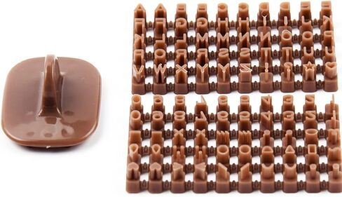 1 Pcs Polymer Clay Alphabet Stamps, Clay Pottery Stamps, Mini Alphabet Stamps Fondant, Cookie, Ceramic Polymer Clay Decorating Tools, DIY Making Tools (A-100 characters) in Saudi Arabia