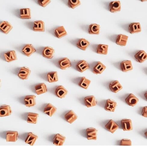 1 Pcs Polymer Clay Alphabet Stamps, Clay Pottery Stamps, Mini Alphabet Stamps Fondant, Cookie, Ceramic Polymer Clay Decorating Tools, DIY Making Tools (A-100 characters) in Saudi Arabia