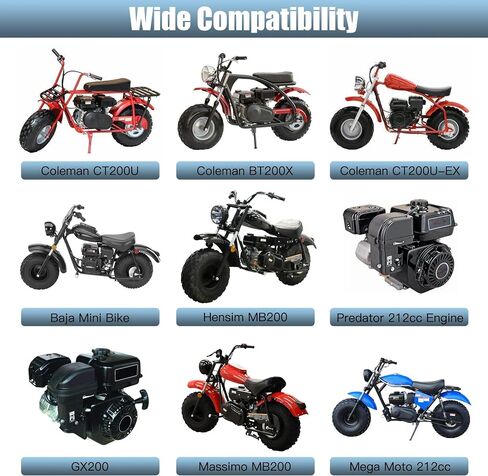 420 Gold Chain for Coleman Mini Bike CT200U CT200U-EX BT200X Baja Warrior Massimo MB200 MB165 Predator 212 196cc 200cc 6.5hp Engine Powersports Parts with 42 and 90 Links 420 Sprocket 10T in Saudi Arabia