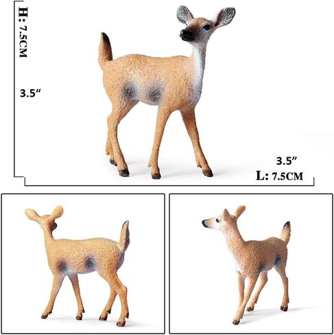 Grizzly Bear Toys Figurines, Plastic Forset Animals Bear Figures for Kids, Realistic Woodland Creature Party Supplies Cake Toppers, Pack of 3 in Saudi Arabia