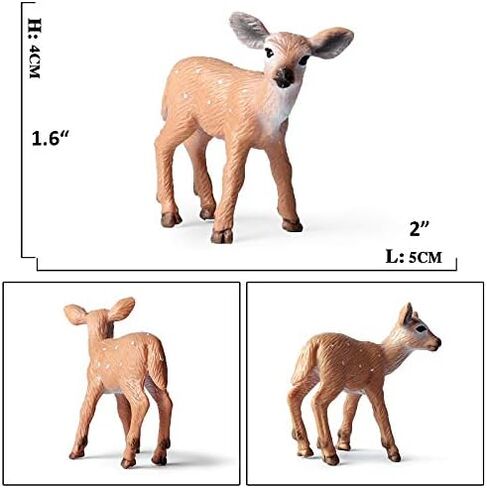 Grizzly Bear Toys Figurines, Plastic Forset Animals Bear Figures for Kids, Realistic Woodland Creature Party Supplies Cake Toppers, Pack of 3 in Saudi Arabia
