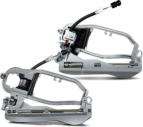 YHTAUTO Set of 2 Front Exterior Outside Door Handle Carrier for 2000-2006 BMW E53 X5 Left Driver and Right Passenger Side in Saudi Arabia