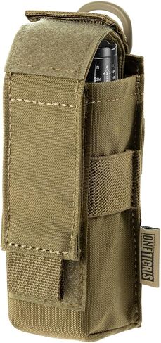 OneTigris Flashlight Holster Flashlight Holder Molle Flashlight Holster Tactical Flashlight Pouch Holder for Belt 1000D Cordura Nylon | Tactical Flashlight Holder, Fits Select Streamlight and Fenix Models for Law Enforcement, Security and EDC in Kuwait