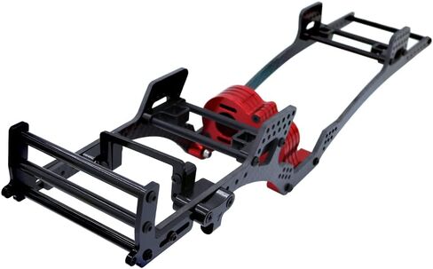 المصد الأمامي المعدني 76 مم لقضبان 1/10 RC الزاحفة LCG TRX4 SCX10 SCX10 II 90046 90047 أجزاء ترقية (أسود) in Saudi Arabia