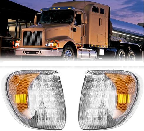 LED Turn Signal Lights for International 9200, Side Marker Light Pair for International Models 9200 9200i 9400 9400i 5900 5900i (Left and Driver Side) in Saudi Arabia