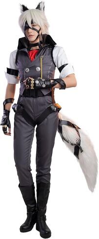 زي تنكري للعبة Cosplay.fm للرجال على طراز الذئب مع شارات وقفازات in Saudi Arabia