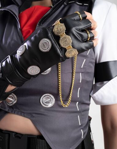 زي تنكري للعبة Cosplay.fm للرجال على طراز الذئب مع شارات وقفازات in Kuwait