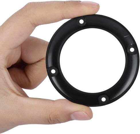 Decorative 2.5 11 2 Covers 2.5 Round Tweeter 3 Port Tube 1.5 2 Inch Speaker Decorative Steel Mesh Circle Car Speaker Protective Mesh Cover Black (Black) in Saudi Arabia