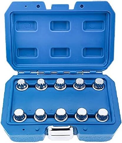 10 قطعة قفل عجلة الجوز مفتاح مجموعة مقابس متوافقة مع VW VAG in Kuwait