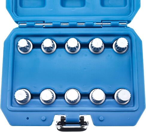 10 قطعة قفل عجلة الجوز مفتاح مجموعة مقابس متوافقة مع VW VAG in Kuwait