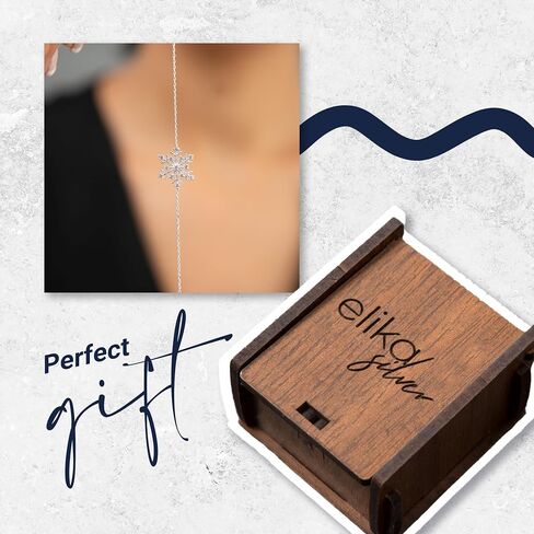 925 Sterling Silver Bracelet for Women Bangle | Cubic Zirconia Stone Dainty Chain Jewelry | Womens Girls Teens Gift Set for Your Love in Saudi Arabia