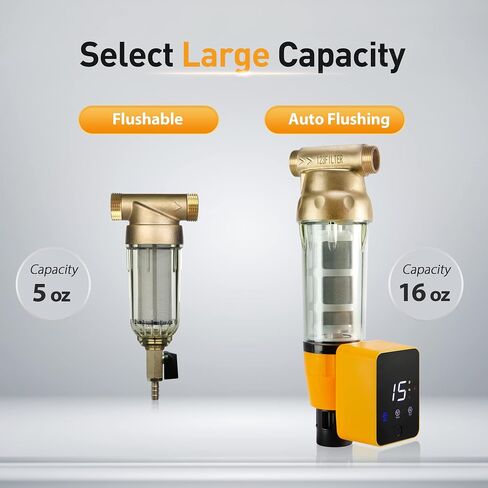 iSpring WSP50GR Reusable Spin Down Sediment Water Filter, 50 Micron with Built-in Housing Scraper, 360° Rotatable Head, Pressure Gauge, Blue in Saudi Arabia
